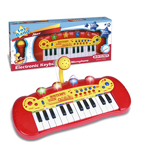 Bontempi 12 2931 Elektronisches Keyboard, Mehrfarben, 33.3 x 22.2 x 12.5 cm von Bontempi