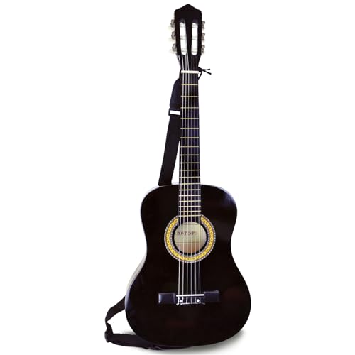 Bontempi 22 9210 Holz Gitarre, Schwarz, 92 cm von Bontempi