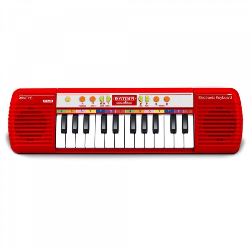 Bontempi 24 Tasten klaviere Rot von Bontempi