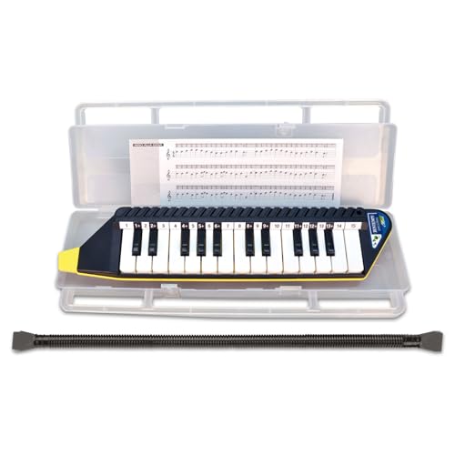 Bontempi 334262 Blasharmonika aus Kunststoff, Blanc Noir, 41x14x5 von Bontempi