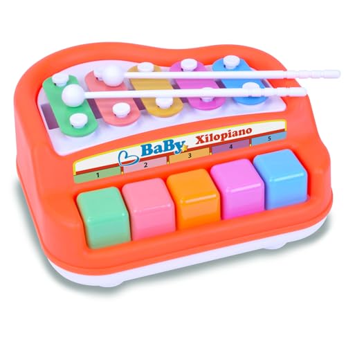 Bontempi 55 0520 Baby Xylopiano, Mehrfarbig, 17.5 x 17 x 7 cm von Bontempi