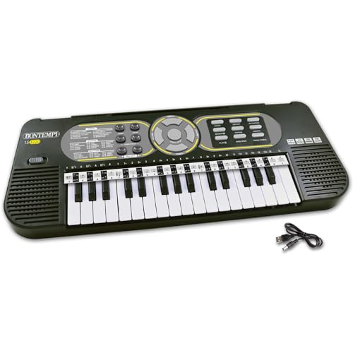 Bontempi | MiniKey - Portable 32-Tasten-Tastatur mit Mini Pitch und vielseitiger Power-Option, 430x160x50 mm von Bontempi