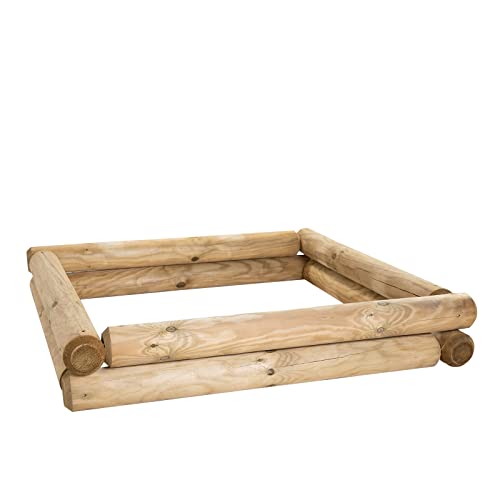 BooGardi Sandkasten Bausatz · 60 Größen 90-190cm · Höhe 20-40cm · 100x100cm Höhe 20cm · KDI Palisaden · Sandkiste Holz · massives Vollholz BooGardi Sandkasten Bausatz · 60 Größen 90-190cm · Höhe 20-40cm · 100x100cm Höhe 20cm · KDI Palisaden · Sandkiste Holz · massives Vollholz von BooGardi