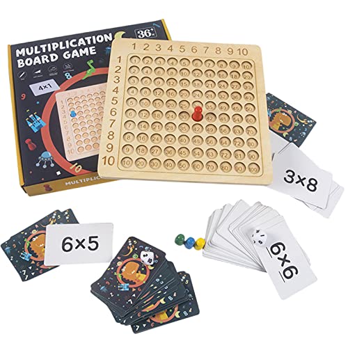 Multiplikationsbrett Multiplikationstafel 1x1 Lernen Spiel, Schulbedarf 1 Klasse Lernspiele Ab 6 Jahre Lehrerbedarf Schulanfang Mädchen Dobble Double Spiel Hausaufgabenheft Grundschule Montessori von Booaee