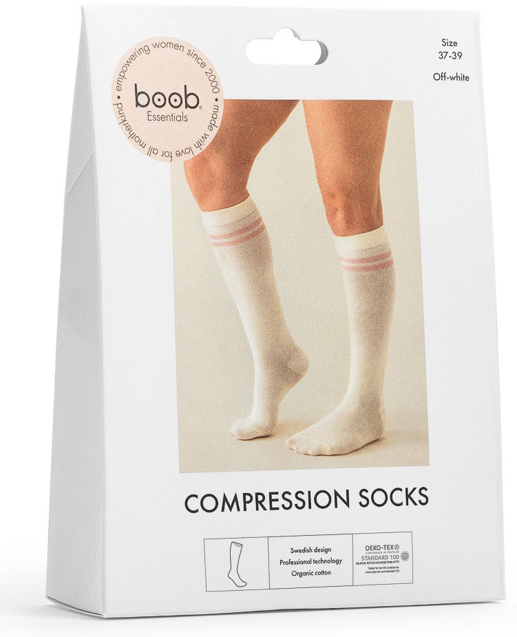 Boob Essentials Stützsocken, Off-white von Boob