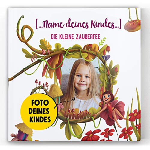 Bookhero Personalisiertes Kinderbuch über eine Fee mit Photos und Namen des Kindes Personalisierbares Kinderbuch Personalisierbare Abenteuer-Bilderbuch Geschenk zum Geburtstag für Mädchen ab 3 Jahre von Bookhero