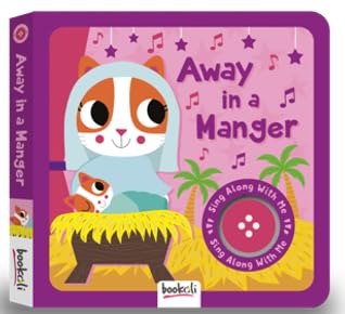 Bookoli "Away In A Manger Sing Along With Me" Soundboard-Buch | Musikbuch für Kleinkinder | Kinderreime | Alter 18 Monate bis 4 Jahre von Bookoli