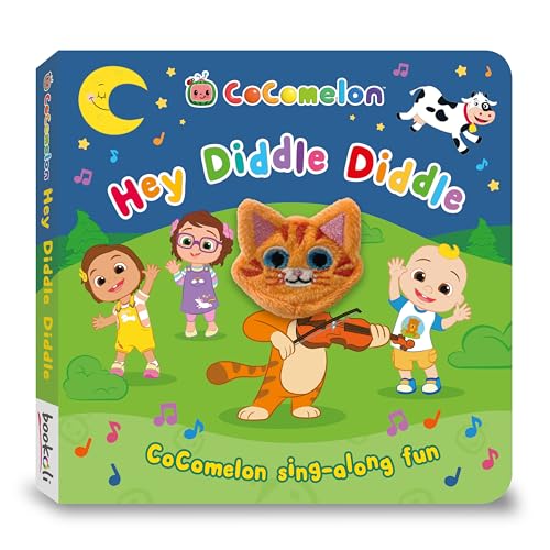 Bookoli - CoComelon Fingerpuppenbuch - Hey, Diddle Diddle - CoComelon Sing-Along Fun - Brettbuch für Babys und Kleinkinder - Babyparty-Geschenke von Bookoli