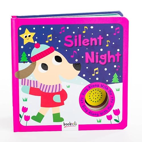 Bookoli Lautlose Nacht Sing Along With Me Soundboard-Buch | Musikalisches Klangbuch für Kleinkinder | Kinderreime | Alter 18 Monate bis 4 Jahre von Bookoli