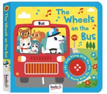 Bookoli The Wheels On The Bus Sing Along With Me Soundboard-Buch | Musikalisches Klangbuch für Kleinkinder | Kinderreime | Alter 18 Monate bis 4 Jahre von Bookoli