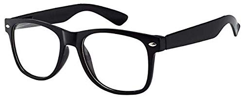 Boolavard Kinder Nerd Brille Clear Lens Geek Fake für Kostüm Kinder (Alter 3-10) Schwarz von Boolavard