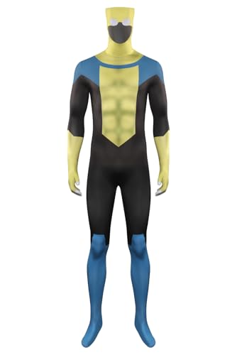 Boomtrader Unbesiegbares Cosplay-Kostüm für Erwachsene, Herren, unbesiegbares Kostüm, Halloween, Party, Cosplay, Mark Grayson Outfits, Blau, Large Boomtrader Unbesiegbares Cosplay-Kostüm für Erwachsene, Herren, unbesiegbares Kostüm, Halloween, Party, Cosplay, Mark Grayson Outfits, Blau, Large von Boomtrader