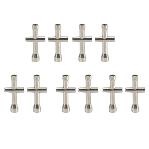 Booso 10x Spielzeug Zubehör 4/5 / 5,5 / 7Mm Kreuz SchlüSsel HüLse für Schrauben SchlüSsel RC 80132 für Modell Auto Rad Werkzeug Booso 10x Spielzeug Zubehör 4/5 / 5,5 / 7Mm Kreuz SchlüSsel HüLse für Schrauben SchlüSsel RC 80132 für Modell Auto Rad Werkzeug von Booso