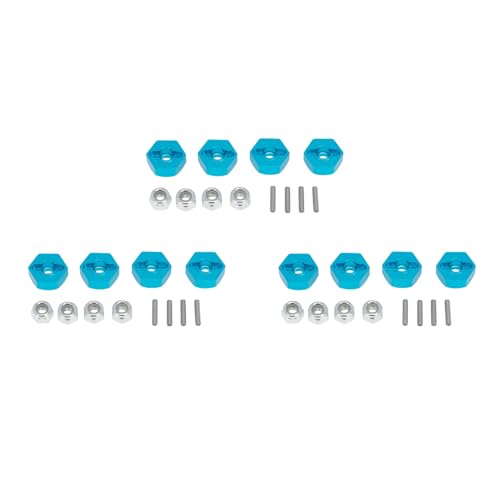 Booso 12 StüCke Metall 12MM Wheel Hex Adapter für TT01 TT-01 TT02 XV01 TB-04-01N 1/10 RC Auto Upgrade Teile Booso 12 StüCke Metall 12MM Wheel Hex Adapter für TT01 TT-01 TT02 XV01 TB-04-01N 1/10 RC Auto Upgrade Teile von Booso