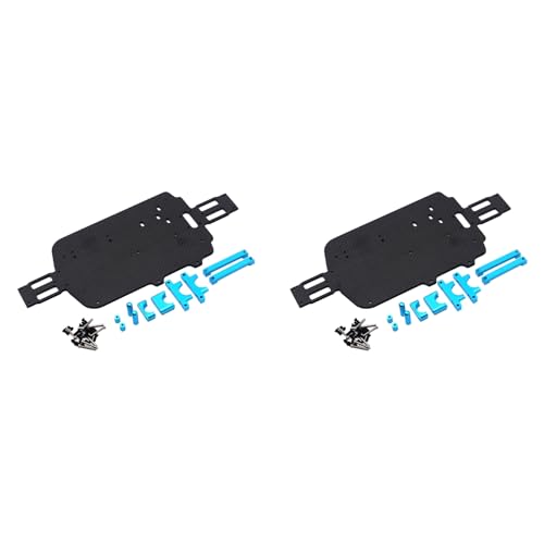 Booso 2X Upgrade Kohlefaser Fahrwerks Teile für A959 A979 A959B A979B 1/18 RC Auto, Blau von Booso