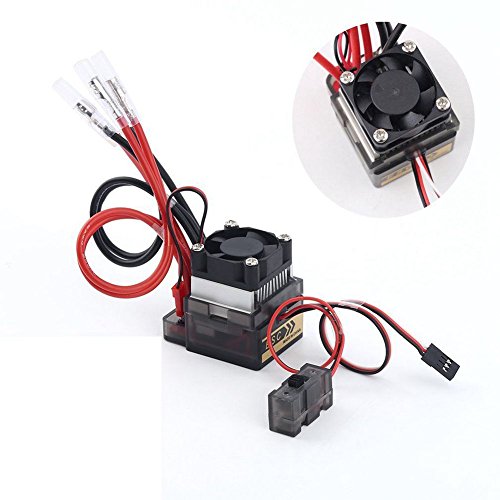 Booso 320A 7.2V-16V Bidirektional Brushed ESC Geschwindigkeitsregler für RC Auto Boot von Booso