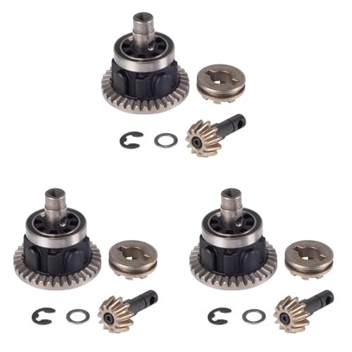 Booso 3X Vorne Hinten Differential Teller Rad & Ritzel Baugruppe für Trx4 Trx6 1/10 RC Crawler Auto Upgrade Zubehör Teile von Booso