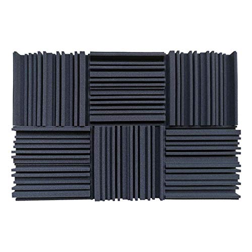 Booso 6 Stück Akustikplatten aus absorbierendem Schaumstoff Studio Absorbber ein breites periodisches Band der Nut von Booso