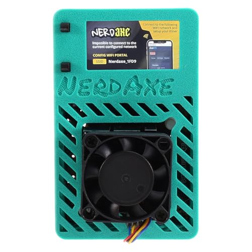 Booso NerdAxe Bitaxe Miner 500Gh/S BM1366 ASIC Chip NerdMiner Lottery Mining Miner Solo Lottery BTC Miner EU-Stecker von Booso