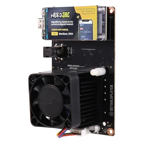 Booso NerdAxe NerdMiner Miner Bitaxe 500Gh/S Solo-Lotterie BTC-Miner BM1366 ASIC Chip-Lotterie Mining-Miner EU-STECKER von Booso