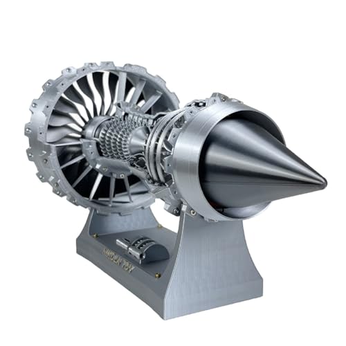 Booso TR-900 Turbojet Turbofan-Triebwerk Modellbausatz Wissenschaftliches Experimentelles Düsentriebwerk 3D-Druck Bastelmodell Spielzeug 40cm von Booso