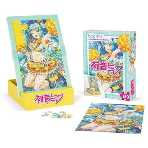 Hatsune Miku Japanischer virtueller Sänger zum Sammelporträt, Mikro-Puzzle – Cheerleader | 150 Teile, kompaktes und aufwendiges Design | perfekt für Teenager, Kinder und Erwachsene Sammler CV01 von Bopster