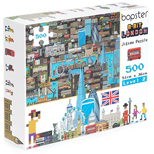 Puzzle 500 Teile/Puzzle Erwachsene und Kinder - Retro-Gaming im 8-Bit-Stil London Puzzle 500 Teile Erwachsene und Kinder mit 100% Recycelte Karton von bopster Puzzle 500 Teile/Puzzle Erwachsene und Kinder - Retro-Gaming im 8-Bit-Stil London Puzzle 500 Teile Erwachsene und Kinder mit 100% Recycelte Karton von bopster von Bopster