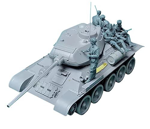 Border Model BT-027 T-34/85, Composite Turret, 112 Plant mit mit 5 Resin Figures Modellbau Maßstab 1:35 von ボーダーモデル(BORDER MODEL)