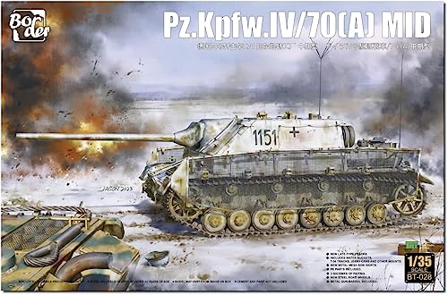 Border Model BT-028 Jagdpanzer IV L/70, Panzer IV/70(A) mid Maßstab 1:35 Modellbau Plastikbausatz Panzer 1 15 von Border