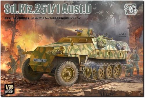 Border Model BT-041 1:35 Sd.Kfz.251/1 Ausf.D Modellbau Plastikbausatz von ボーダーモデル(BORDER MODEL)