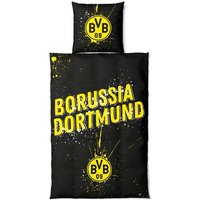 BVB 21800100 - BVB Bettwäsche Glow in the Dark Borussia Dortmund von Borussia Dortmund