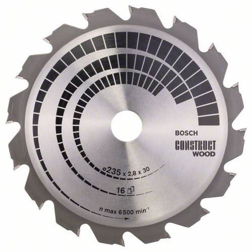 Bosch Accessories Construct Wood 2608640636 Hartmetall Kreissägeblatt 235 x 30 x 2.8mm Zähneanzahl von Bosch Accessories