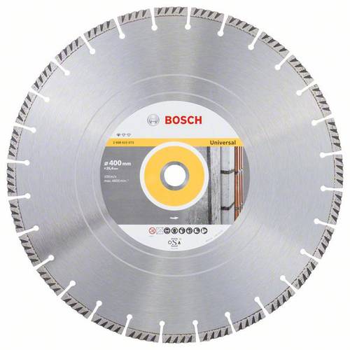 Bosch Accessories 2608615073 Standard for Universal Speed Diamanttrennscheibe Durchmesser 400mm Bohr von Bosch Accessories