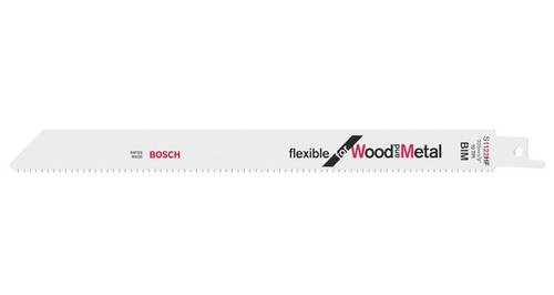 Bosch Säbelsägeblatt S 1122 HF, Flexible for Wood and Metal, 25er-Pack Accessories 2 608 von Bosch Accessories