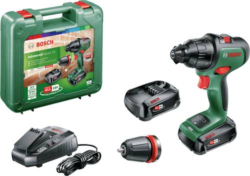 Bosch Home and Garden AdvancedImpact 18 2-Gang-Akku-Schlagbohrschrauber inkl. 2. Akku, inkl. Koffer, von Bosch Home and Garden