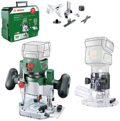 Bosch Home and Garden 2in1 Akku-Kanten-/Oberfräse 06039D5002 AdvancedTrimRouter 18V-8 Combi-Set von Bosch Home and Garden