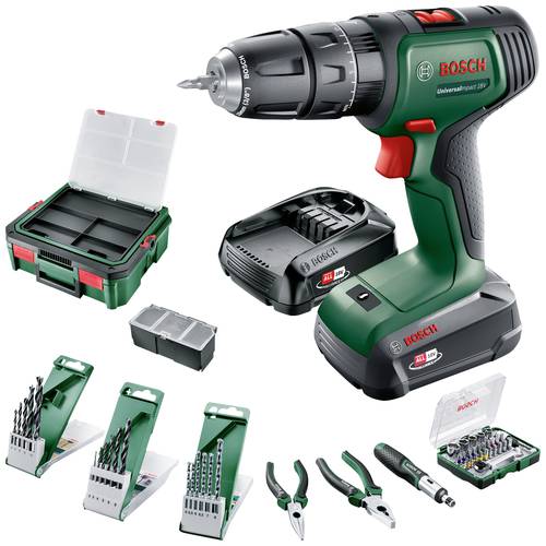 Bosch Home and Garden Universal Impact 18V -Akku-Schlagbohrmaschine inkl. Ladegerät, inkl. Koffer von Bosch Home and Garden