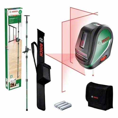 Bosch Home and Garden UniversalLevel 3 Maxi-Set Kreuzlinienlaser von Bosch Home and Garden