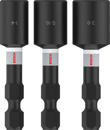 Bosch Professional 2608521U65 Schlagschrauber-Steckschlüsseleinsatz-Set 1/4  (6.3 mm), 5/16  (8 von Bosch Professional