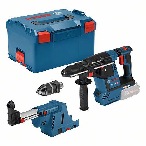 Bosch Professional GBH 18V-26F + GDE SDS-Plus-Akku-Bohrhammer 18V Li-Ion ohne Akku, ohne Ladegerät, von Bosch Professional