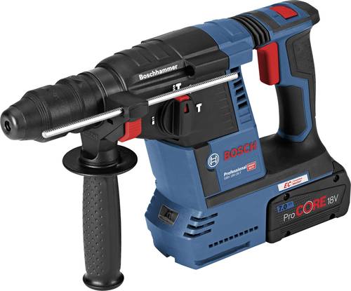 Bosch Professional GBH18V-26F SDS-Plus-Akku-Bohrhammer 18V Li-Ion inkl. 2. Akku, inkl. Ladegerät, i von Bosch Professional