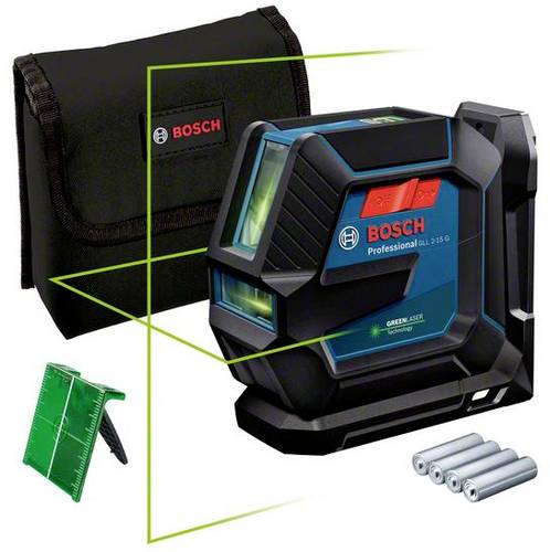 Bosch Professional GLL 2-15G Linienlaser inkl. Tasche Reichweite (max.): 15m von Bosch Professional