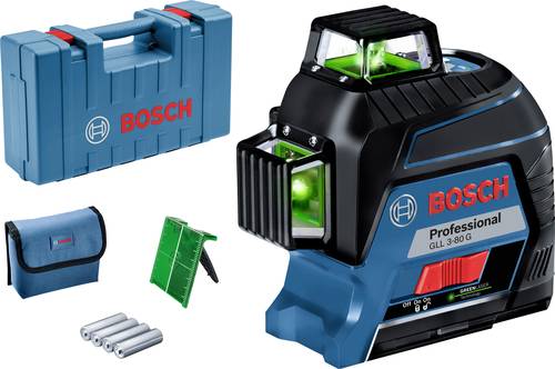 Bosch Professional GLL 3-80G Linienlaser inkl. Tasche Reichweite (max.): 120m von Bosch Professional