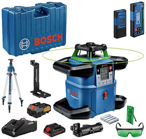 Bosch Professional GRL 650 CHVG + BT 300 HD Rotationslaser selbstnivellierend Reichweite (max.): 650 von Bosch Professional