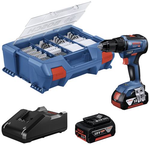 Bosch Professional GSR 18V-55 06019H5209 Akku-Bohrschrauber 18V 4.0Ah Li-Ion inkl. 2. Akku, inkl. La von Bosch Professional