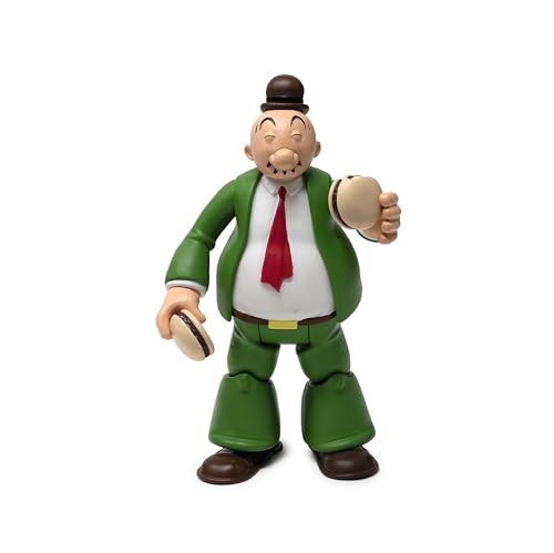 Boss Fight Studio Power Stars J. Wellington Wimpy Actionfigur – Sammelfigur im Retro-Stil von Popeye trifft Sindbad Farbanimation mit 7 Gelenkpunkten – 12,7 cm Maßstab von Boss Fight Studio