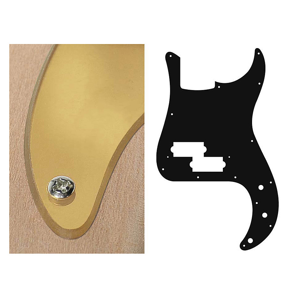 Boston PB-215-MC Mirror Gold Pickguard von Boston