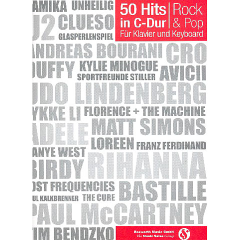 Bosworth 50 Hits in C-Dur - Rock & Pop Songbook von Bosworth