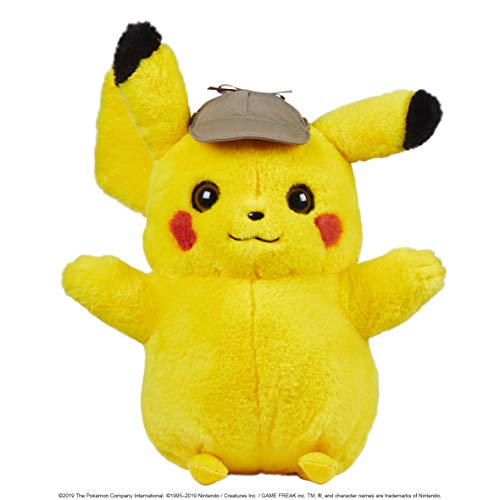 Boti Europe B.V. 97570 Pokemon Detective Pikachu Pokémon 16" Plush Real Scale, Bunt von BANDAI