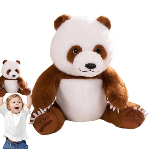 Botiniv Ausgestopfter Pandabär,Ausgestopfter Panda,Superweiche Cartoon-Panda-Plüschpuppe 11,81 Zoll | Umarmbares Spielzeug, dekorative Plüschtiere, Wurfkissen, Raumdekoration für Sofa, Couch, Bett, von Botiniv